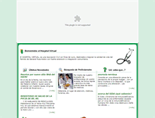 Tablet Screenshot of hospitalvirtualmdq.org.ar